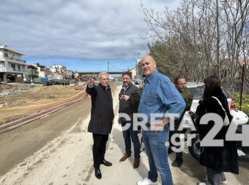 Στις εργασίες του Πάρκου Ερυθραίας ο Δήμαρχος Hρακλείου