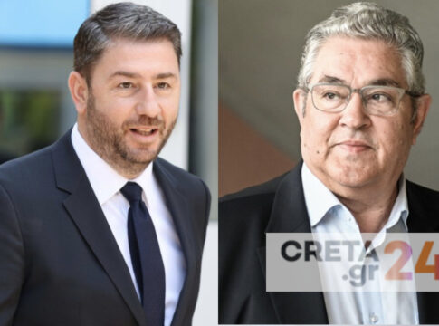 Στο Ηράκλειο σήμερα Ανδρουλάκης – Κουτσούμπας