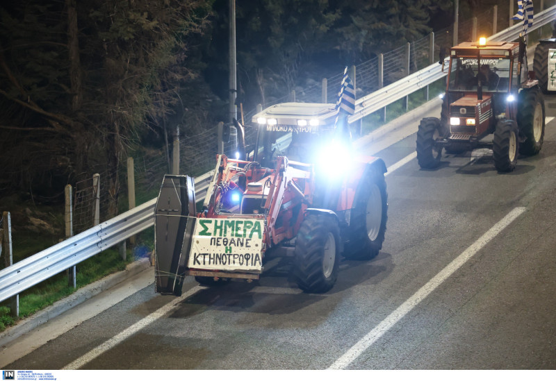 Στο Κάστρο Βοιωτίας συγκεντρώνεται το κομβόι των τρακτέρ