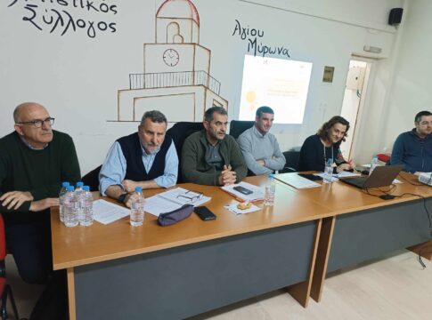 Στον Άγιο Μύρωνα η πρώτη συνάντηση του νέου κύκλου επισκέψεων στην ενδοχώρα του Δήμου Ηρακλείου για το 2024