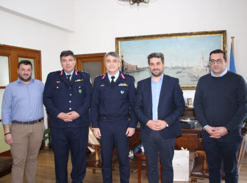 Στον Δήμαρχο Χανίων ο νέος Γενικός Περιφερειακός Αστυνομικός Διευθυντής Κρήτης