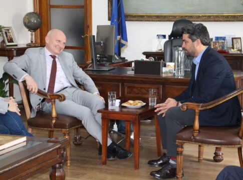 Στον Δήμαρχο Χανίων ο Πρέσβης της Γερμανίας στην Ελλάδα