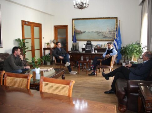 Συνάντηση Αλέξανδρου Μαρκογιαννάκη με Δήμαρχο Χανίων