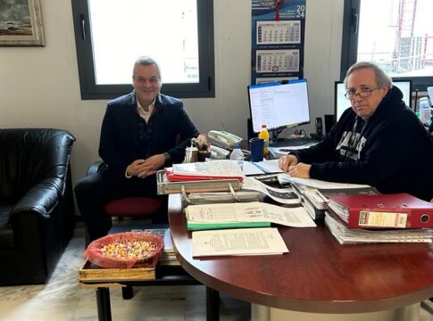 Συνάντηση Μαμουλάκη με τον Αερολιμενάρχη Ηρακλείου