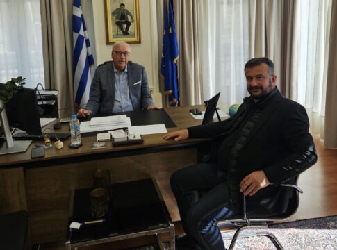 Συνάντηση του δημάρχου Γόρτυνας με τον Γενικό Γραμματέα Αυτοδιοίκησης και Αποκέντρωσης του Υπουργείου Εσωτερικών