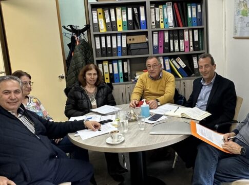 Τα έργα της Περιφέρειας Κρήτης στο Δήμο Χερσονήσου στο επίκεντρο συνάντησης του Δημάρχου με τον Αντιπεριφερειάρχη Τεχνικών Έργων