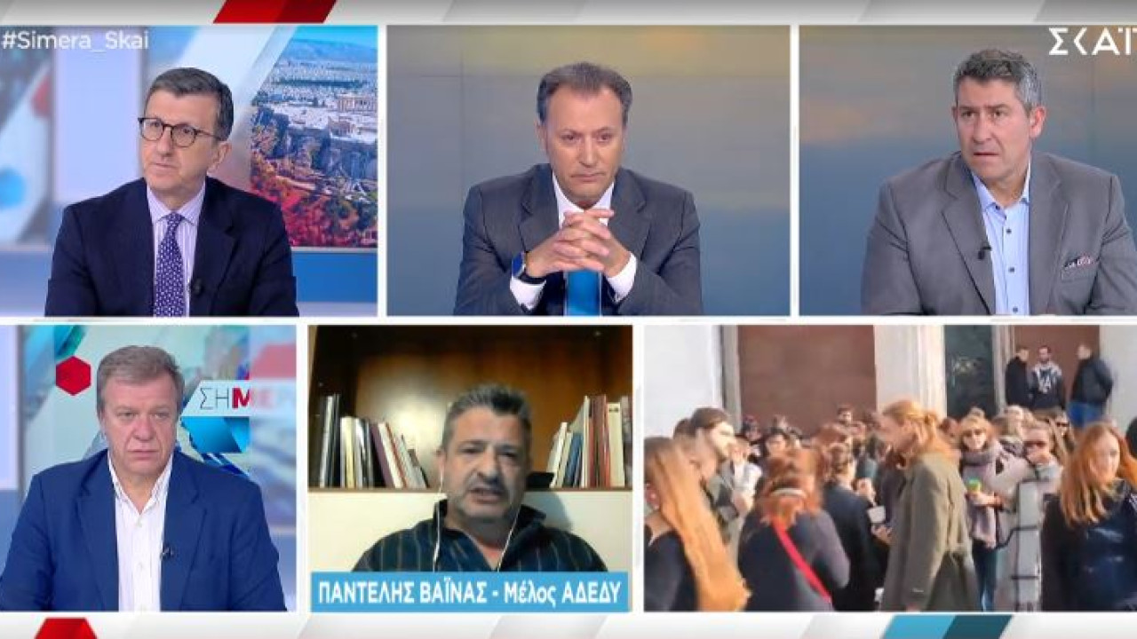 Βαϊνάς στον ΣΚΑΪ: Δεν έπαθαν και τίποτα τα παιδιά που έπεσε ο σέρβερ