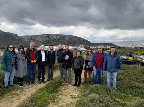 Αυτοψία της Επιτροπής Περιβάλλοντος & Χωροταξίας για την ΜΠΕ του έργου ΑΣΠΗΕ στις θέσεις Πλαγιές, Χαντριανή Κεφάλα και Δρούπι στη Σητεία