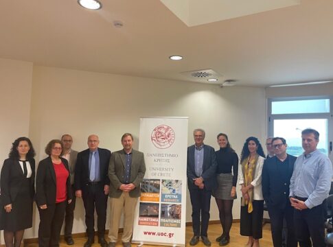Aντιπροσωπεία από το Earth Commons Institute for the Environment and Sustainability του Πανεπιστημίου Georgetown επισκέφθηκε το Πανεπιστήμιο Κρήτης