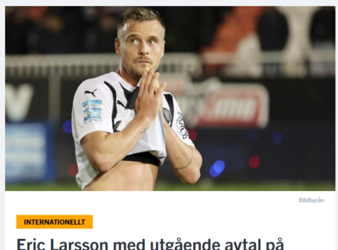 Ε. Λάρσον: “Δεν θα έλεγα όχι να δω και κάτι άλλο”