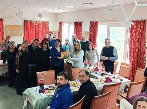 Έκοψαν την πίτα του στο Κ.Η.Φ.Η. Δήμου Χανίων