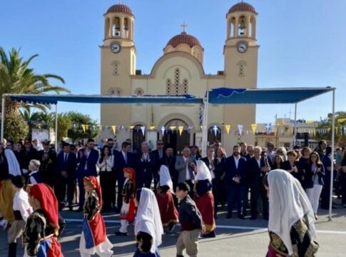 Εορτασμός της εθνικής επετείου της 25ης Μαρτίου στη Νέα Αλικαρνασσό