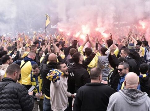 Επεισόδιο με οπαδούς της Μακάμπι Τελ Αβίβ στο Σύνταγμα: Τραυματίστηκε άνδρας αραβικής καταγωγής (Video)