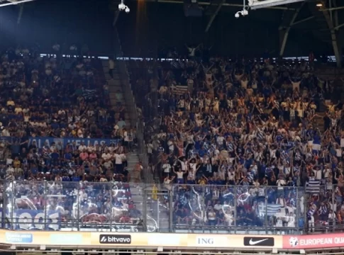 Εθνική Ελλάδος: Στο πλευρό της ομάδας περίπου 500 Έλληνες στη Γεωργία