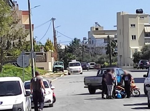 Κρήτη: Τροχαίο με διανομέα – Μεταφέρθηκε στο νοσοκομείο