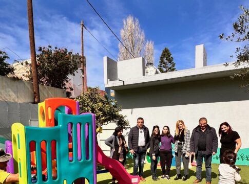 Μαλεβίζι: Νέα παιχνίδια σε αυλές νηπιαγωγείων