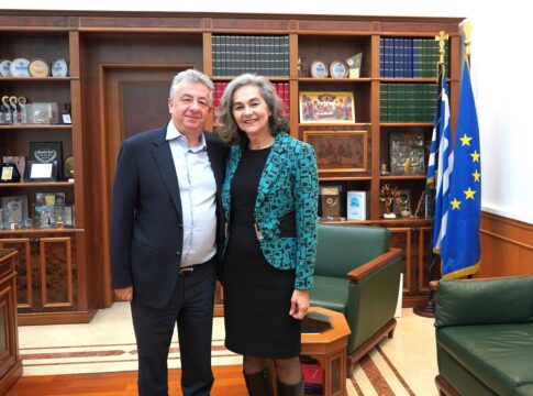 Με την πρόεδρο του ΣΕΓΑΣ συναντήθηκε ο Περιφερειάρχης Κρήτης