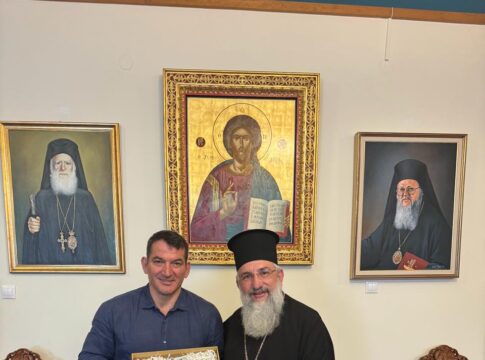 Με τον Πύρρο Δήμα συναντήθηκε ο Αρχιεπίσκοπος Κρήτης Ευγένιος
