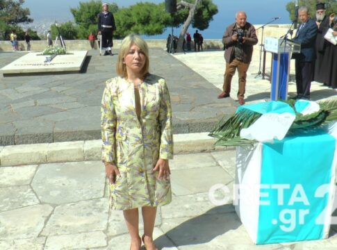 Παρουσία της Υφυπουργού Παιδείας Ζέττας Μακρή το ετήσιο πολιτικό μνημόσυνο των Βενιζέλων