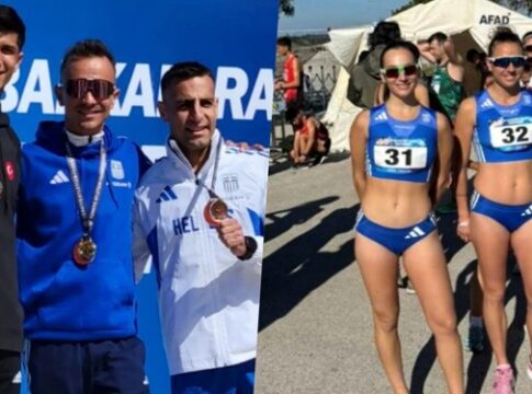 Πέντε μετάλλια η Ελλάδα στο Βαλκανικό Πρωτάθλημα Βάδην!