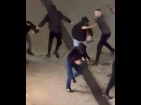 Σκληρό ξύλο μεταξύ οπαδών της Ρέιντζερς και της Αταλάντα (Videos)