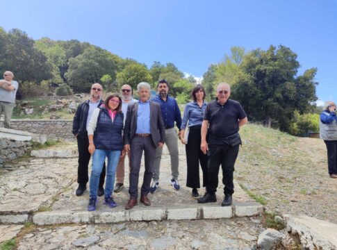 Αυτοψία στο Δικταίο Άντρο για τα έργα που αφορούν στο αναβατόριο και την πλατεία Ευρώπης