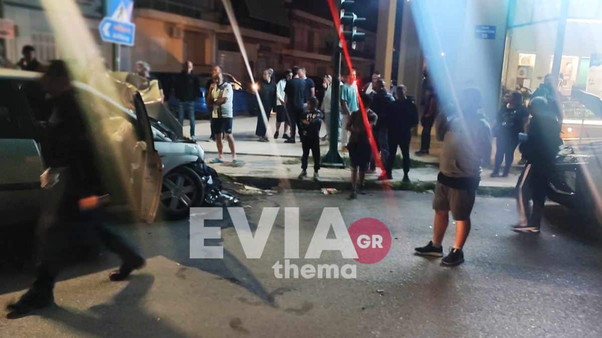 Χαλκίδα: Σοβαρό τροχαίο στη Ληλαντίων με 4 τραυματίες