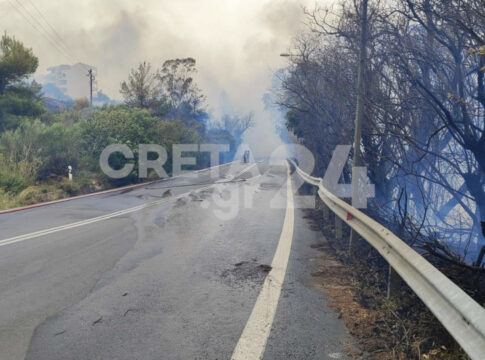Χανιά: Η βλάβες από την πυρκαγιά έφεραν διακοπή νερού