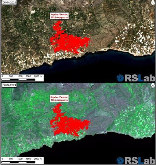 Φωτιά στην Ιεράπετρα: Υπό μερικό έλεγχο – Σε επιφυλακή για αναζωπυρώσεις 