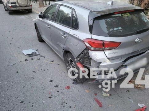 Hράκλειο: Ψάχνουν τον οδηγό που έκανε σμπαράλια σταθμευμένα οχήματα