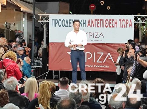 Κασσελάκης από Χανιά: «Δεν πάμε πουθενά, χτίζουμε κίνημα»