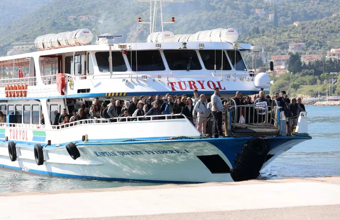 λεσβος τουρκοι τουρίστες 