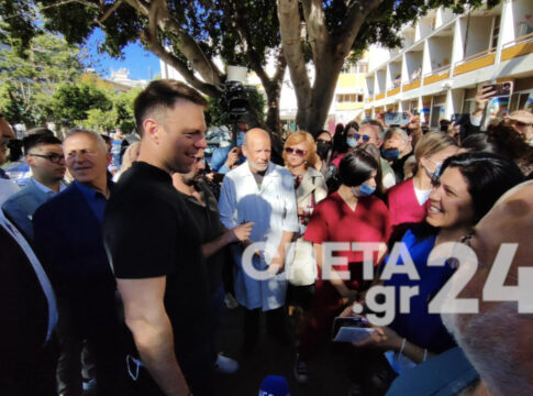 Στο Ρέθυμνο ο Στέφανος Κασσελάκης