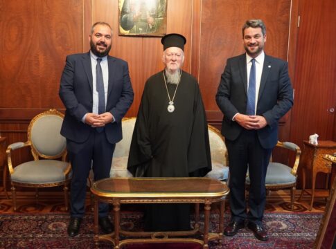 Στον Οικουμενικό Πατριάρχη, κ.κ. Βαρθολομαίο στην Κωνσταντινούπολη ο Δήμαρχος Χανίων, Παναγιώτης Σημανδηράκης