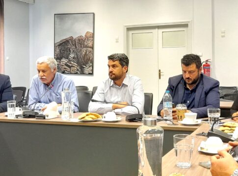 Συνάντηση του Αντιπεριφερειάρχη Περιβάλλοντος στον Δήμο Χανίων για την ΜΠΕ Γραμμής Μεταφοράς 150kV Χανιά-Δαμάστα