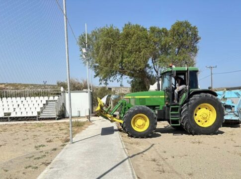 Ξεκίνησαν οι εργασίες καθαρισμού του Karteros Beach Sports Center