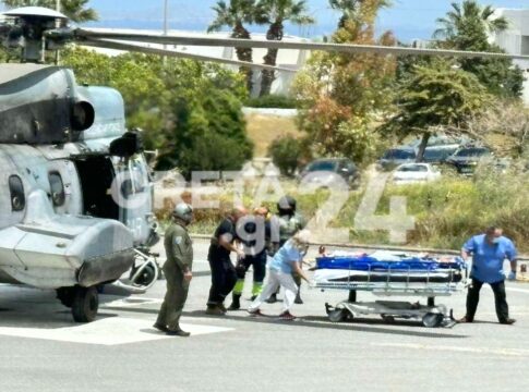 Αεροδιακομιδή για 30χρονο πολυτραυματία από την Κω στο Ηράκλειο