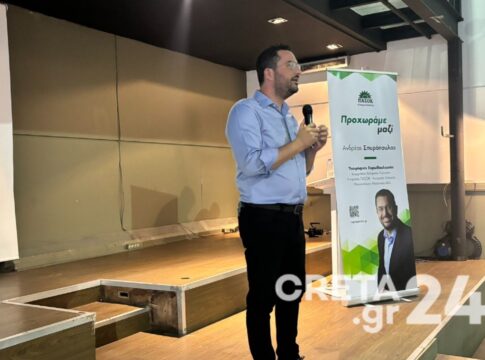 Ανδρέας Σπυρόπουλος από Ηράκλειο: «Τώρα είναι η ώρα να βάλουμε καθαρό το δίλλημα στον Ελληνικό λαό»