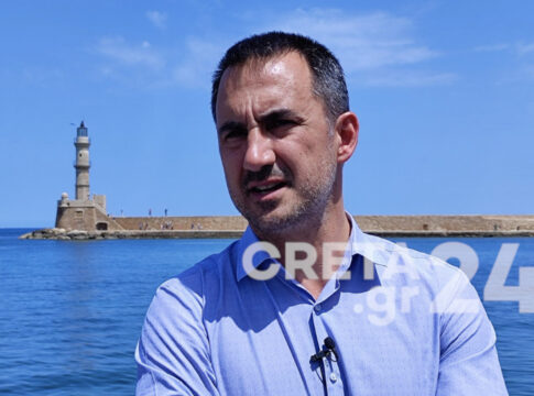 Από τα Χανιά ξεκίνησε την περιοδεία του στην Κρήτη ο Αλέξης Χαρίτσης