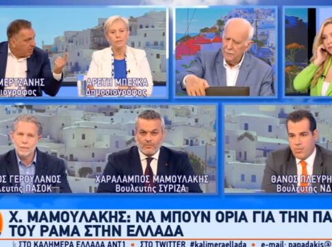 Χ. Μαμουλάκης: Η Ελληνική Πολιτεία πρέπει να θέσει όρια στην παρουσία του Έντι Ράμα στην Ελλάδα