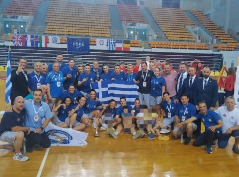Χρυσό μετάλλιο για την Εθνική Γυναικών της Ελληνικής Αστυνομίας στο Ευρωπαϊκό Πρωτάθλημα μπάσκετ