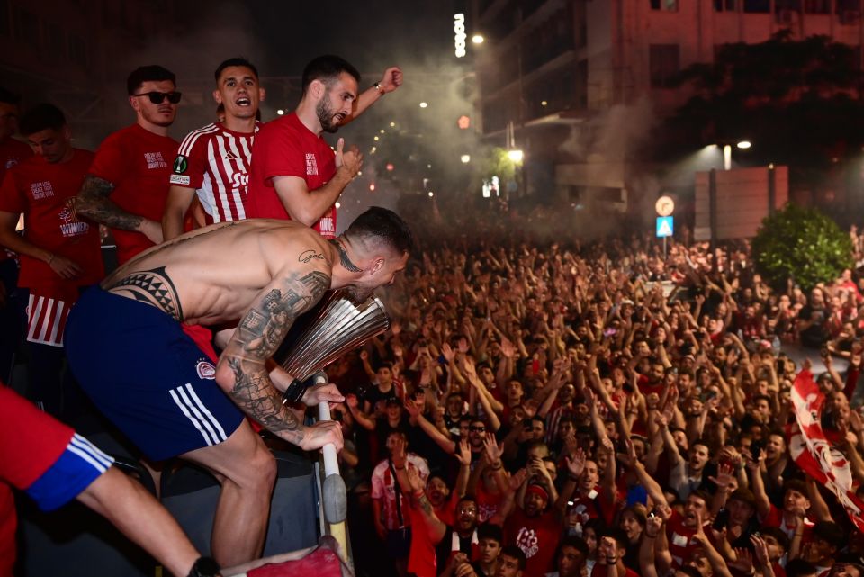 [369903] CONFERENCE LEAGUE 2023-2024 / Î¤ÎÎÎÎÎÎ£ / ÎÎ£Î¦Î - Î¦ÎÎÎ¡ÎÎÎ¤ÎÎÎ / ÎÎÎÎÎÎÎ£ ÎÎ Î Î¤Î Î ÎÎ¥ÎÎÎÎ Î¤ÎÎ¥ ÎÎÎ¥ÎÎ ÎÎÎÎÎ¥ (ÎÎÎ©Î¡ÎÎÎ£ ÎÎÎ¤ÎÎÎÎÎ£ / EUROKINISSI)