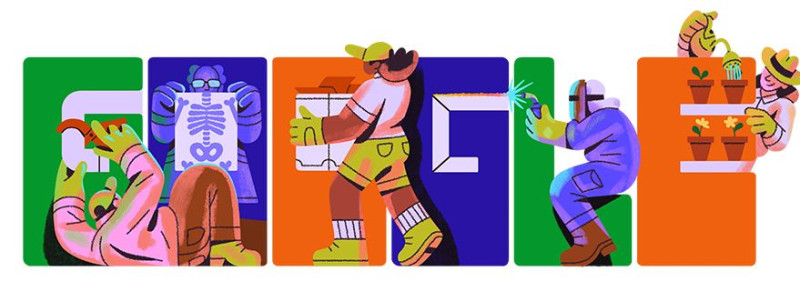 Google Doodle: Αφιερωμένο στην Εργατική Πρωτομαγιά