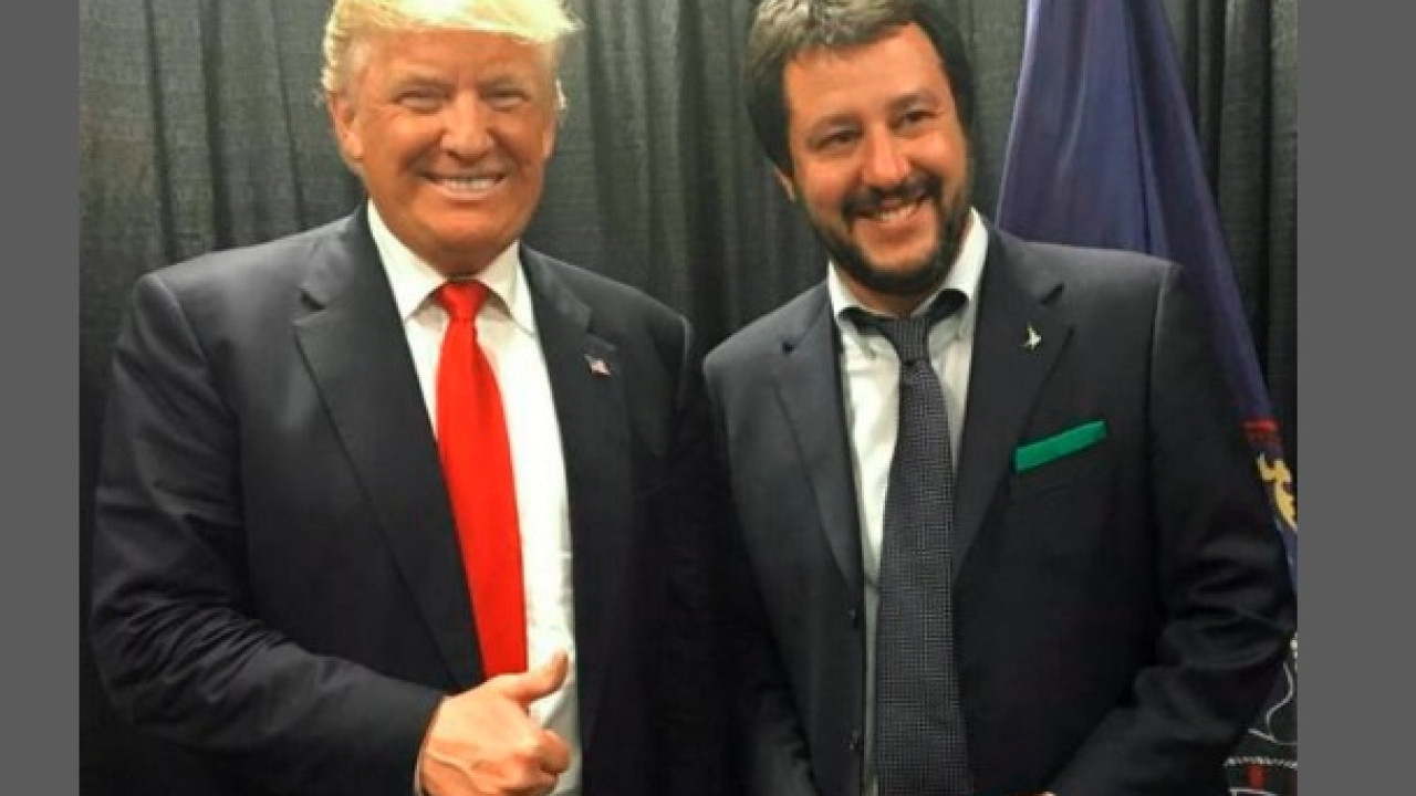 Ιταλία: «Αλληλεγγύη» του Σαλβίνι στον Ντόναλντ Τραμπ