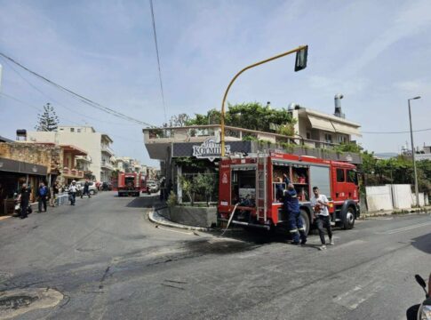 Κρήτη: Φωτιά σε ψητοπωλείο – Άμεση η επέμβαση της Πυροσβεστικής