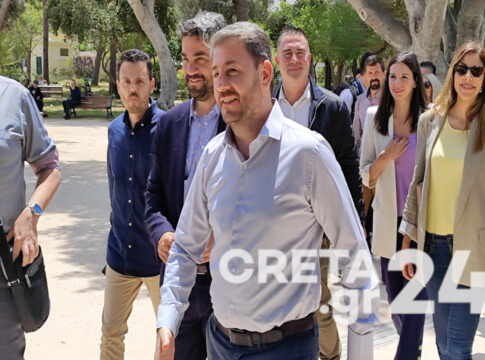 Ν. Ανδρουλάκης από Χανιά: Όσο πιο δυνατό είναι το ΠΑΣΟΚ τόσο μεγαλύτερη απειλή θα νιώθει η ΝΔ