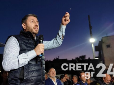 Ν. Ανδρουλάκης από Μοίρες: «Το μόνο χέρι που μπορεί να ανοίξει την πόρτα εξόδου της ΝΔ από το Μέγαρο Μαξίμου είναι το χέρι του ΠΑΣΟΚ»