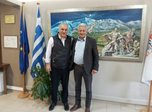 Ο Ευρωβουλευτής Μανώλης Κεφαλογιάννης στο Δήμο Οροπεδίου Λασιθίου