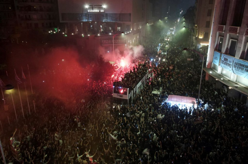 ΠΑΟΚ: Ολονύχτιο πάρτι στη Θεσσαλονίκη