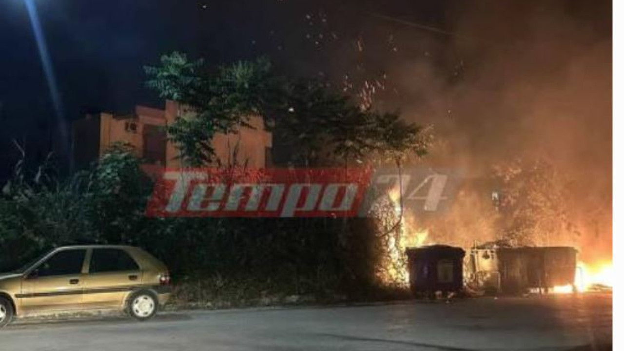 Πάτρα: Πανικός τα ξημερώματα από φωτιά δίπλα σε σπίτια